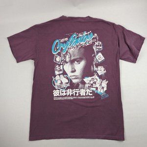 Rucking Fotten Crybaby Shirt Purple Adult Medium Johnny Depp